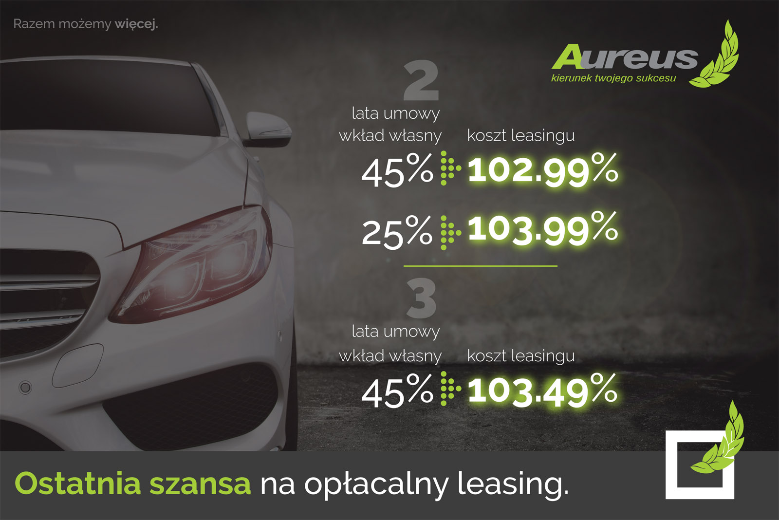 Uwaga promocja - Ostatnia szansa na opłacalny leasing